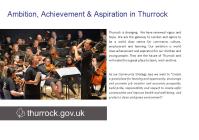 Thurrock - Ambition. achievement and aspiration V2 - front page 1